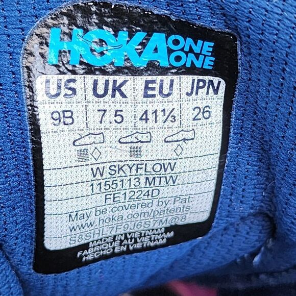 HOKA SKYFLOW - Womens Sneakers - SIZE 9.B - Picture 9 of 9